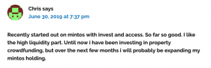 Mintos invest and access comment